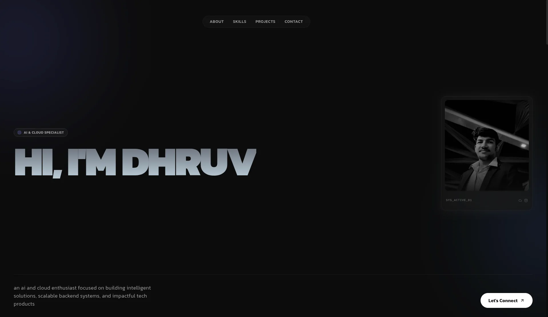 Dhruv Sharma - Portfolio built by SoberDev using React, Tailwind, Portfolio